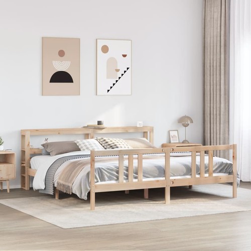 Bed frame with - bed, headboard