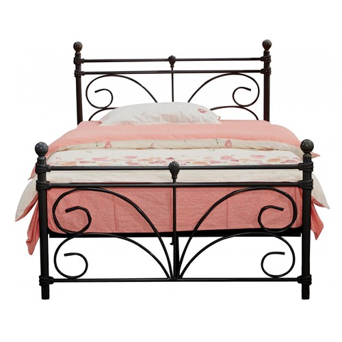 Black metal bed separo - bed, 4ft6