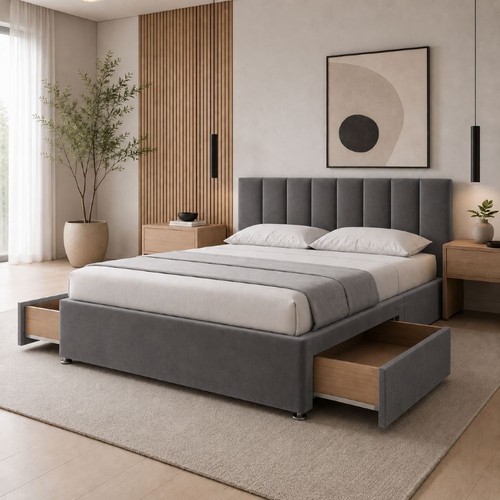 Plush divan bed 1000 - divan, pocket